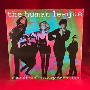 HUMAN LEAGUE Soundtrack To A Generation 1990 UK 12" vinyl Single virgin record - Picture 1 of 3