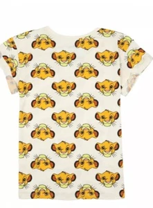Disney Der König der Löwen Simba T-Shirt Top - Creme/Elfenbein - Junior Größe XL - Bild 1 von 1