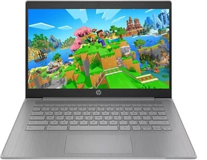 HP 14" HD Chromebook computer portatile Intel Celeron N4120 4 GB RAM 64 GB archiviazione eMMC grigio - Foto 1 di 9