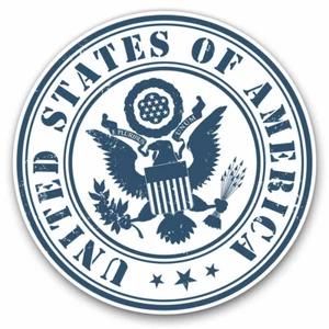 2 x Vinyl Stickers 20cm - United States of America USA US Cool Gift #4476 - Picture 1 of 8