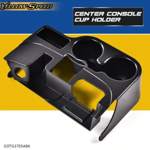 Center Console Cup Holder Divider Insert Fit For 03-12 Dodge Ram 1500 2500 3500 - Picture 1 of 12