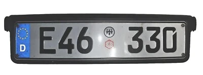 BMW 325 330 E46 FRONT LICENSE PLATE MOUNTING BASE 51112492210 OEM - Image 1 of 3