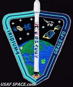 Auténtico Iridium-6 - SPACEX FALCON 9 F-9 VAFB Lanzamiento SATÉLITE Misión PARCHE - Imagen 1 de 8