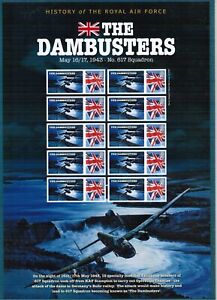 Great Britain Dambusters 617 Squadron Smiler Sheet