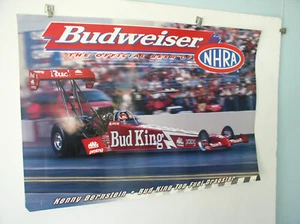 1997 Budweiser Bernstein Top Dragster Bier Poster 27 x 18 in N O S - Bild 1 von 1