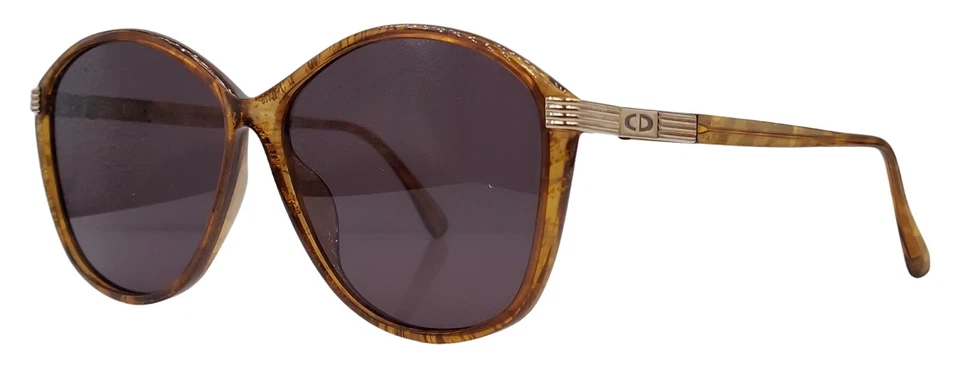 Винтажные коричневые овальные солнцезащитные очки Christian Dior 2531 31 Германия с НОВЫМИ ЛИНЗАМИ! - Изображение 1 из 4