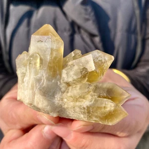 94G Natural citrine cluster mineral specimen quartz crystal restoration- - Picture 1 of 9