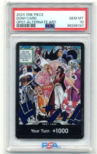 2024 One Piece 500 Jahre Zukunft OP07 Don !! Alternate Art PSA 10 Gem Mint - Bild 1 von 6