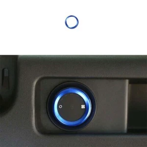 For Discovery Sport 2015-2019 Blue Alloy Rear AC Vent Adjustment Knob Ring Trim - Picture 1 of 5