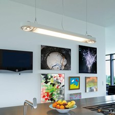 SLV AIXLIGHT Pendelleuchte Aluminium G5 Küche weiss