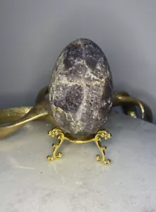 Purple Sphalerite Egg With Druzy - Crystal - Picture 1 of 4