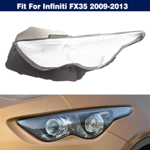 Front Left Headlight Headlamp Clear Lens Shell Cover For Infiniti FX35 2009-2013 - Picture 1 of 7