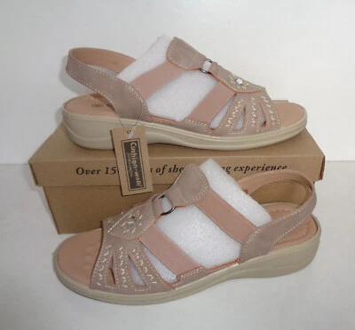 Cushion Walk New Ladies Sandals Womens Comfort Open Toe Summer Shoes UK Size 3-8