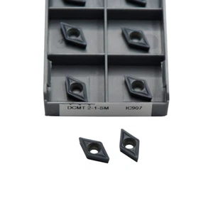 New 10pcs DCMT070204-SM DCMT2-1-SM IC907 CNC Carbide inserts - Picture 1 of 5