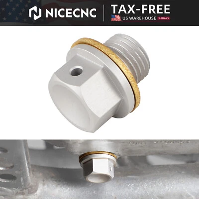 Magnetic Oil Drain Bolt Plug Fit Suzuki SV650 2016-2023 V-Strom 650/XT 2004-2023 - Image 1 of 4