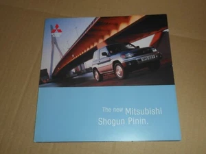Mitsubishi Shogun Pinin Original colour sales brochure - Picture 1 of 3