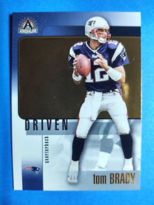 2002 Pacific Adrenaline Driven Football #18 Tom Brady New England Patriots *MINT