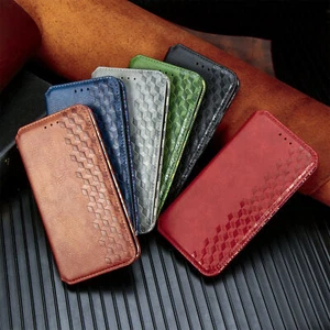 For T-Mobile REVVL 6 Pro 5G Slim PU Leather Magnetic Flip Card Slots Wallet Case - Picture 1 of 10