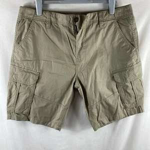 Mens Next Shorts W36 XL Extra Large Combat Cargo Beige Sand Waist 36in Utility - Picture 1 of 7