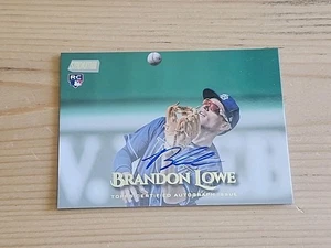 Brandon Lowe Autograph Rookie Card 2019 Topps Stadium Club - Picture 1 of 2