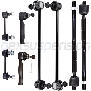 8x Fits 2001-05 Toyota RAV4 Front Rear Steering Sway Bar Inner Outer Tie Rod End - Picture 1 of 9