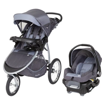Baby Trend Expedition Race Tec Infant Baby Jogger Stroller Travel System, Gray - Image 1 of 4