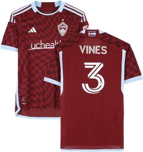 Sam Vines Colorado Rapids signiertes MU #3 Trikot aus der MLS Saison 2024 - Größe M - Bild 1 von 5
