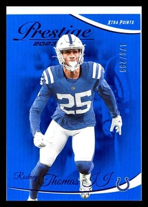 2023 Panini Prestige Xtra Points Premium Blue /299 Rodney Thomas II Colts - Bild 1 von 2