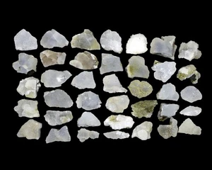 Minerales de calcedonia natural 38 ejemplares India #M 710 - Imagen 1 de 2