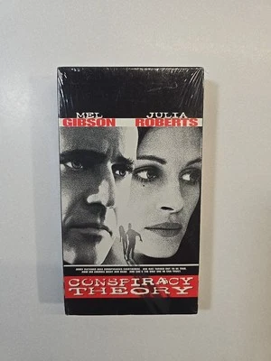 Conspiracy Theory (1997) VHS Mel Gibson Julia Roberts Brand New Factory Sealed Foto 1 de 2