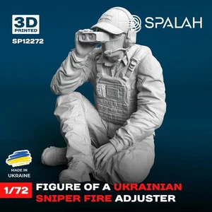 Figura a escala ajustador de fuego francotirador ucraniano modelo 1:72 Spalah SP12272 - Imagen 1 de 3