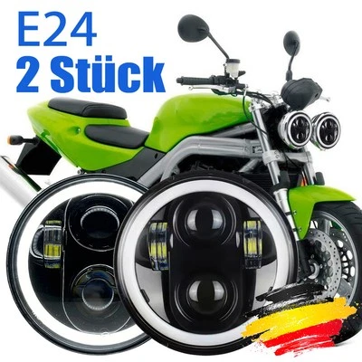 für Triumph Speed Street Triple Rocket 1050 955i 5.75" LED-Scheinwerfer DRL E24 - Bild 1 von 4