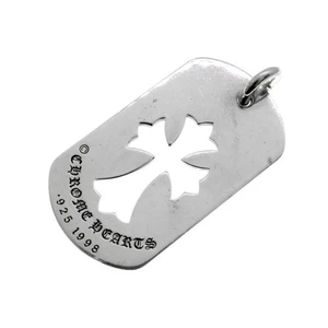 Collana Top CUORI CROMATI D TAG LRG CO CRS Croce Ritaglio Grande Dock Tag - Foto 1 di 6