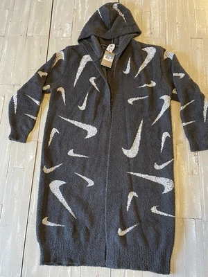 NUEVO Nike Sportswear Phoenix Acogedor Cárdigan Largo Tejido Bouclé Talla M FD4282-254 Foto 1 de 4