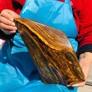 11,41 lb Natural ojo de tigre áspero piedra cruda roca espécimen Madagascar pulido 571 - Imagen 1 de 15