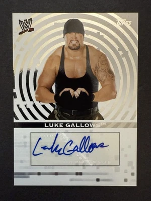 2010 Topps WWE Luke Gallows Auto - Image 1 of 4