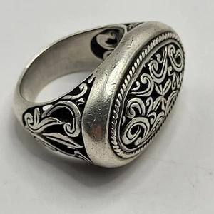 Artisans Of Bali Ring Sterling Silber 925 durchbrochen filigran breiter Schaft Gr. 6 - Bild 1 von 10