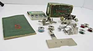Vintage Singer Sewing Machine Replacement Parts Lot Manuel  Buttonholer #P29 - Picture 1 of 6