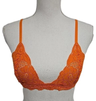 Free People HAH We Are HAH Chi Bralittle Lace Bralette Burnt Orange Size S - Image 1 of 4