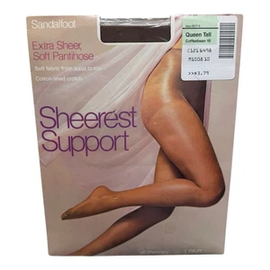 Pantimedias JCPENNEY Soporte Transparente Extra Transparente Café Reina Sandalia Alta - Imagen 1 de 2