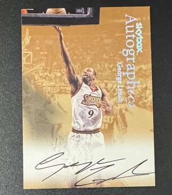 George Lynch 1999-00 Skybox Autographics AUTO - Philadelphia 76ers Foto 1 de 2