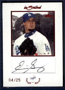 2004 Fleer InScribed Autographs Red #EG Eric Gagne NM-MT Auto 4/25 Dod ID:277532 - Picture 1 of 2