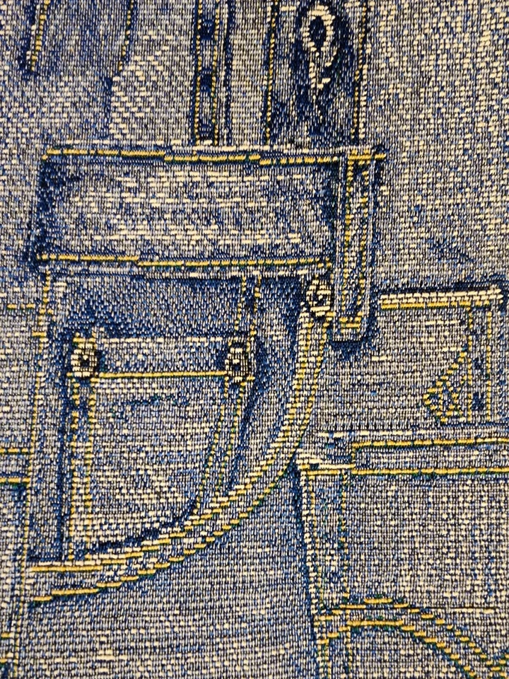 Jeans Denim Tapiz Decoración Tela Por Yarda Cantidad Descuentos Foto 1 de 4