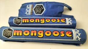 Mongoose blue old school BMX vintage classic padset for californian, pro class - Picture 1 of 24