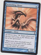 Magic MTG Tradingcard Time Spiral 2006 Screeching Sliver 75/301