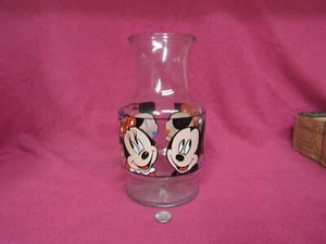 Disney Figur Mickey Minnie Mouse Donald Duck Glas Wasser Saft Karaffe - Bild 1 von 4