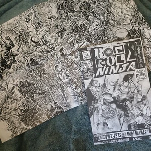 Rock N Roll Ninja #1 + Poster Chuck Dixon Richard Meyer Matt Bahr Carlos Mangual - Bild 1 von 7