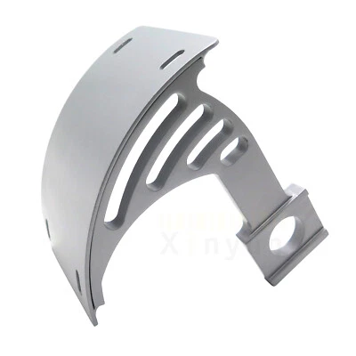 Soporte de matrícula lateral curvado plateado para Yamaha YZF-R1 2004 2005 Foto 1 de 4