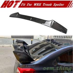 Carbon Fit FOR SUBARU WRX STI 4th V2 Gurney Flap Rear STI Trunk Spoiler 2021 - Bild 1 von 6