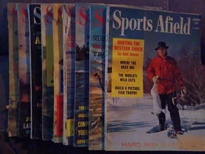 Sports Afield 1963 neun Ausgaben Magazin Lot Vintage - Bild 1 von 10